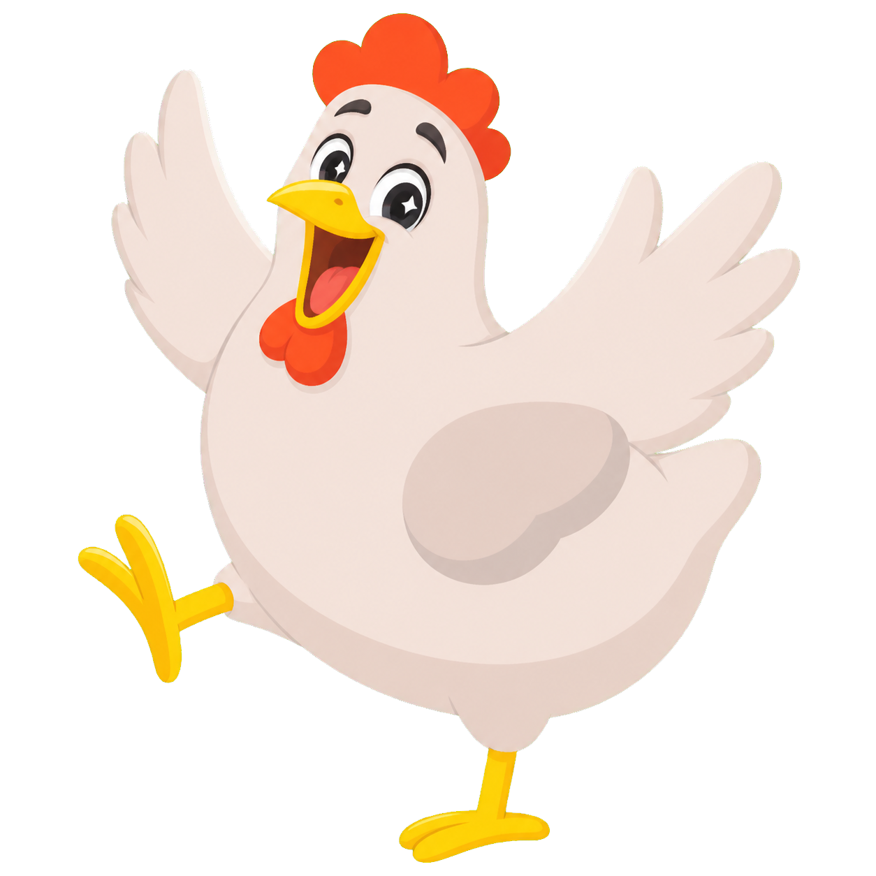 Happy Chicken Run character